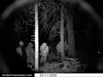 illegal aliens on a popular trail