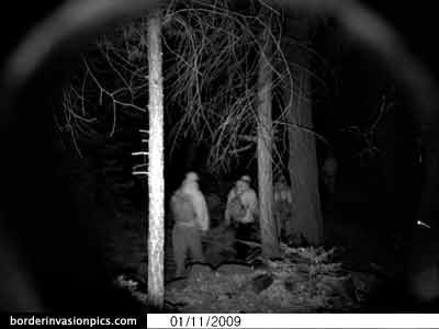 illegal aliens on a popular trail