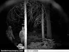 illegal aliens on a popular trail