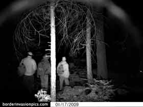 illegal aliens on a popular trail