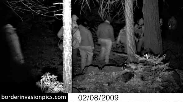 illegal aliens on a popular trail