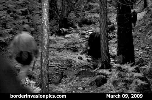 illegal aliens on a popular trail
